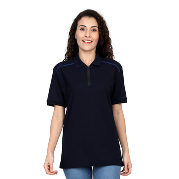 Midnight Blue - Unisex Sporty Polo TShirt