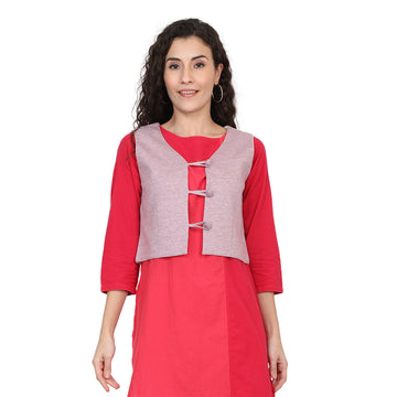 Maroon - Women’s Waistcoat