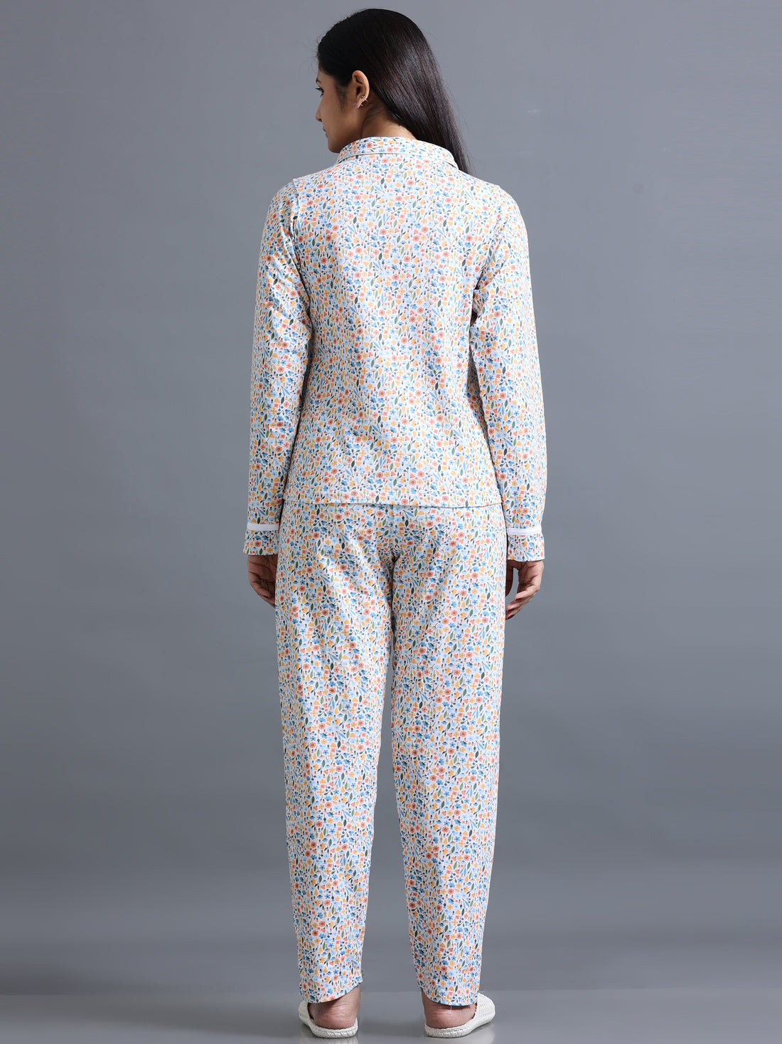 Eco Women's Flower Printed Pyjama Set