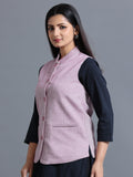 Womens Nehru Jacket - Maroon