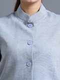 Womens Nehru Jacket - Navy