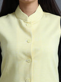 Women's Nehru Jacket – Lemon 