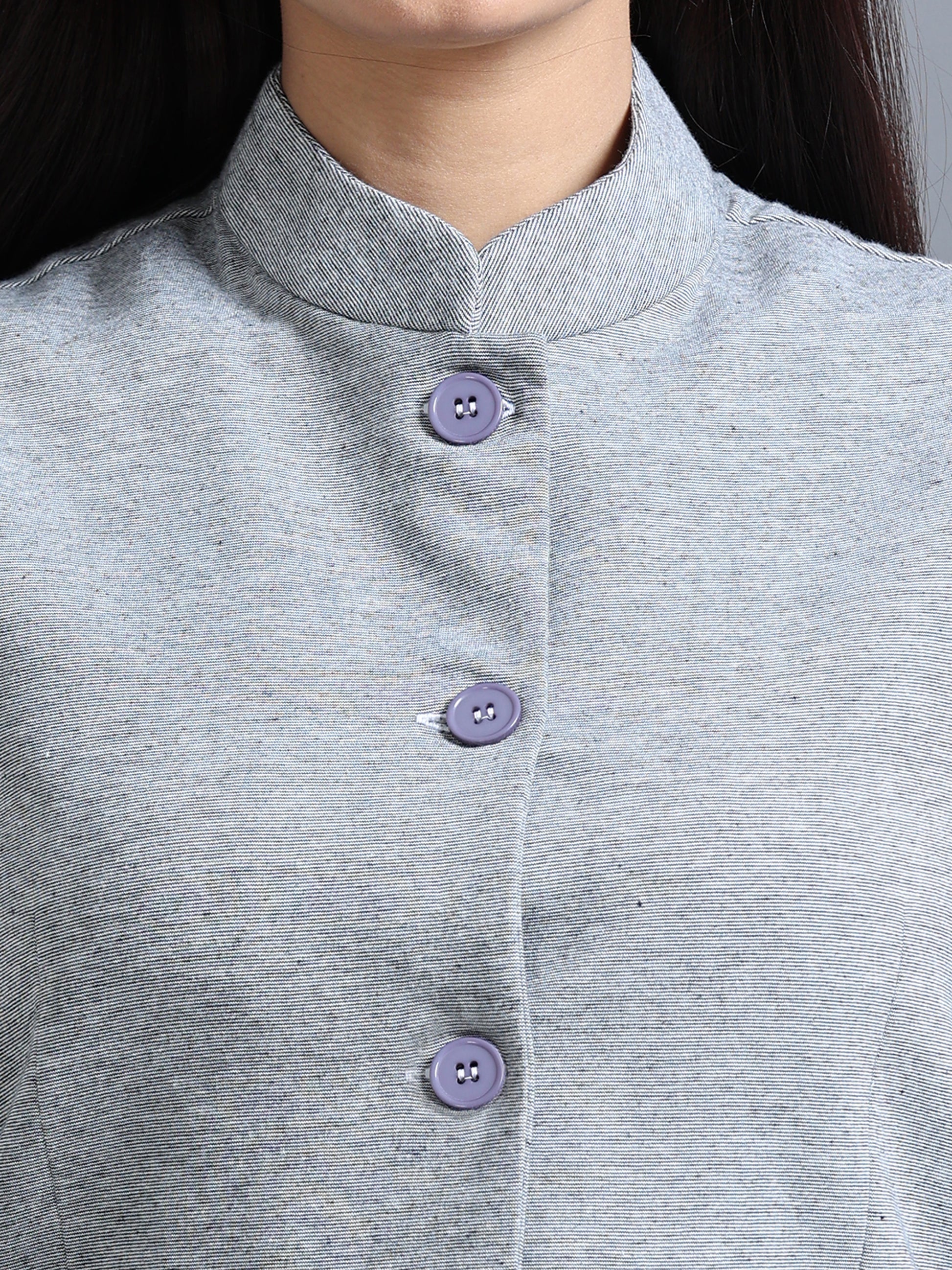 Womens Nehru Jacket - Black