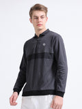 Men’s rPET with Cotton Zipped Turtle Neck T Shirt