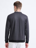 Men’s rPET with Cotton Zipped Turtle Neck T Shirt