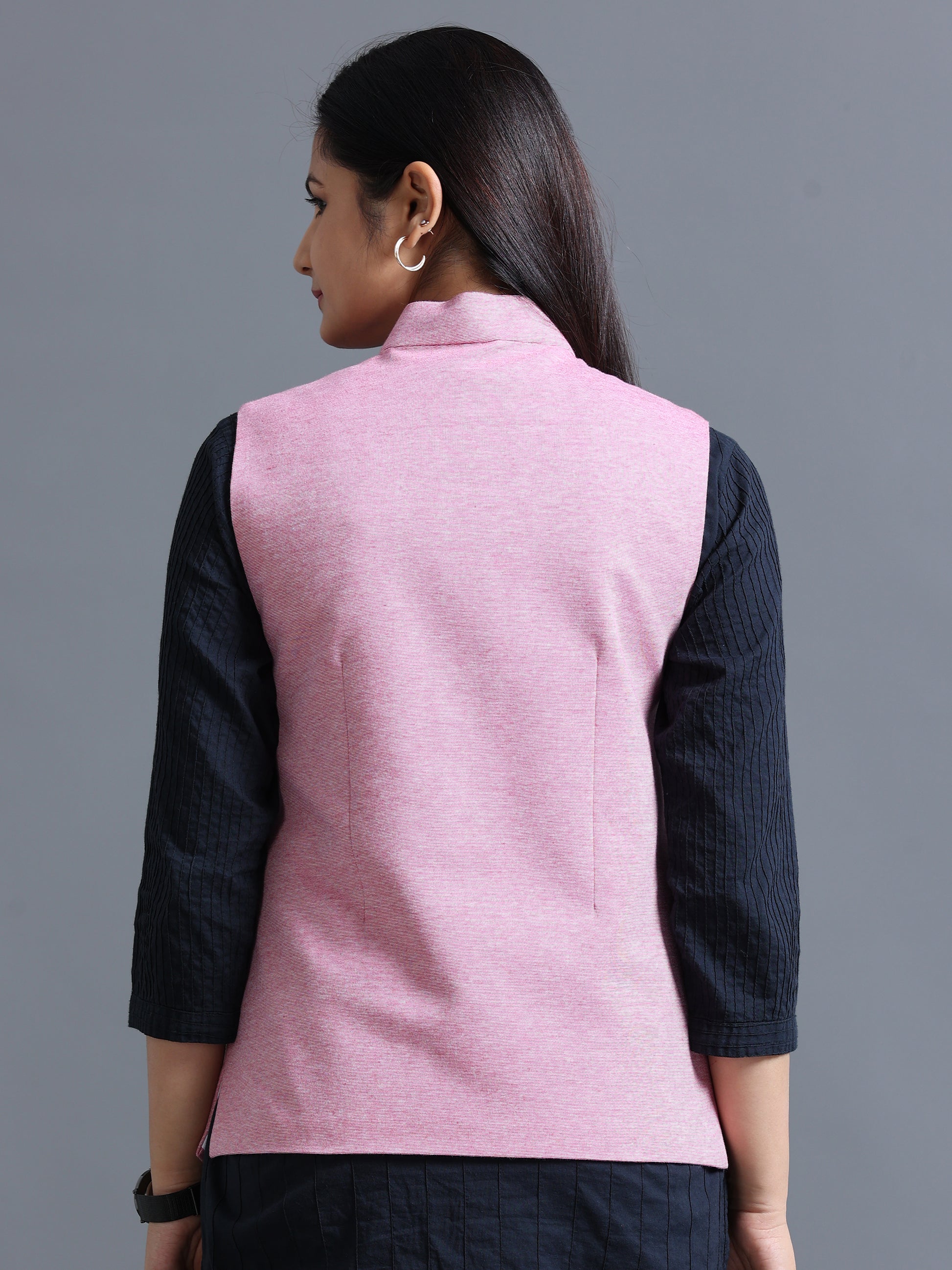 Women's Nehru Jacket – Pink