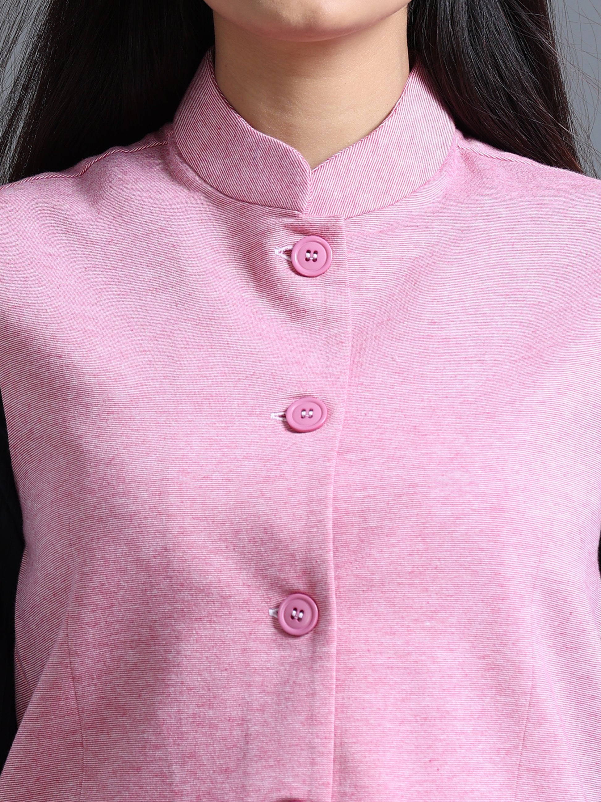 Women's Nehru Jacket – Pink