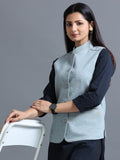 Womens Nehru Jacket - Maroon