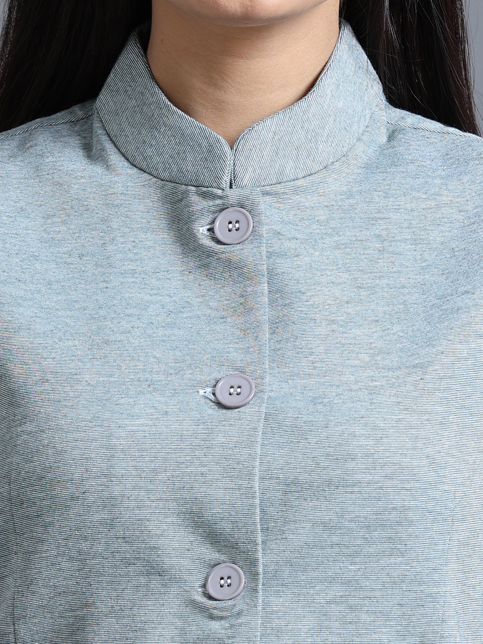 Womens Nehru Jacket - Maroon