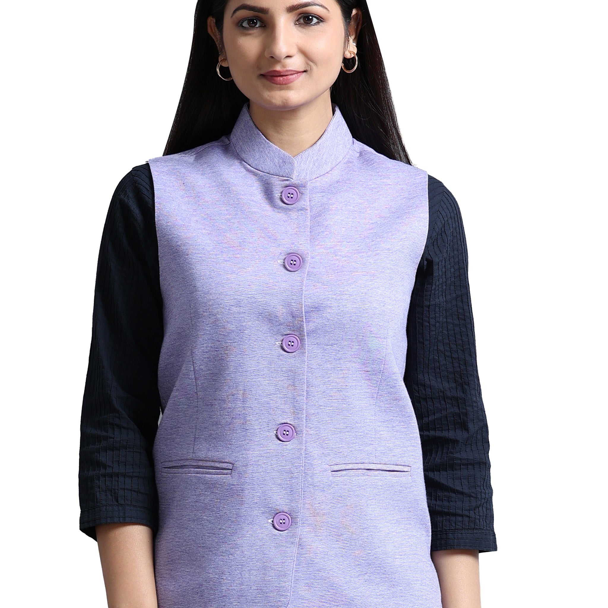 Women's Nehru Jacket – Jamun