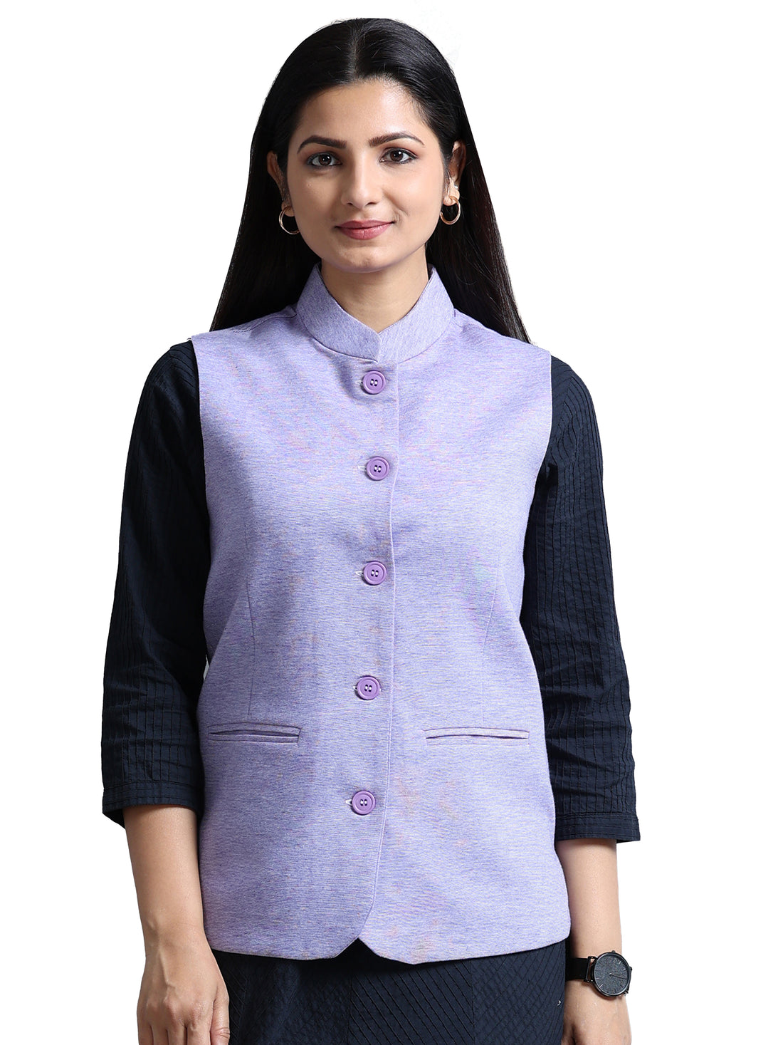 Women's Nehru Jacket – Jamun