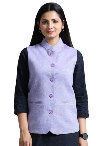 Women's Nehru Jacket – Jamun