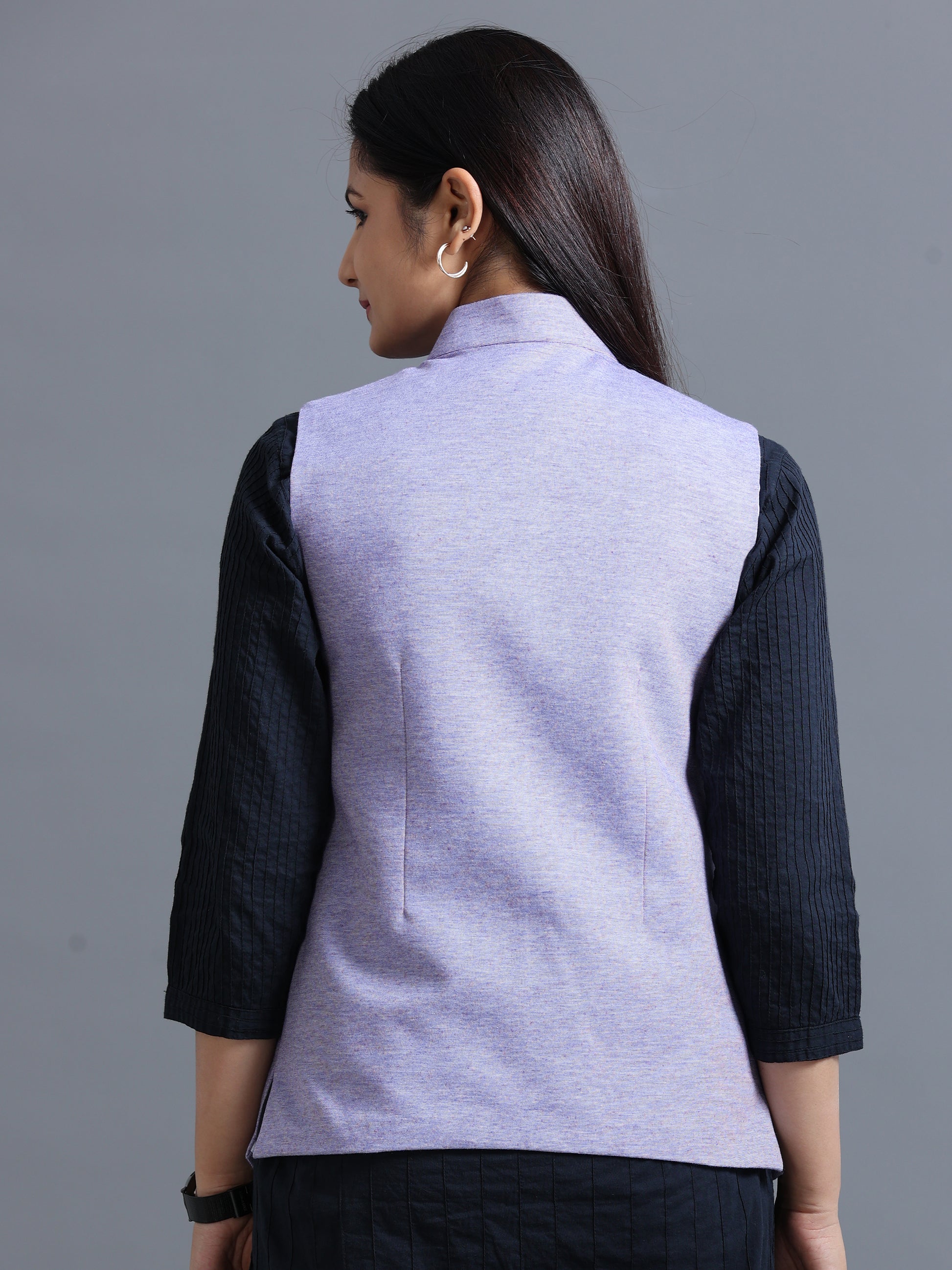 Women's Nehru Jacket – Jamun