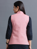Womens Nehru Jacket - Scarlet