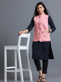 Womens Nehru Jacket - Scarlet