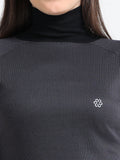 Women’s rPET with Cotton Basic Turtle Neck Full Sleeve T Shirt