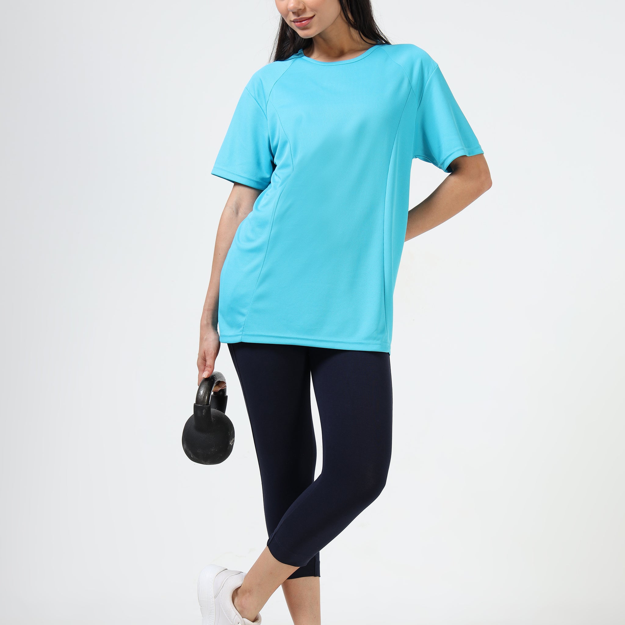 Women’s rPET Performance Tee – Scuba Blue
