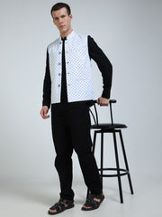 Men's Printed Modi Coat - Micro Tile Jacket