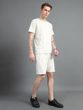 Men's rPET with Cotton Nature 2 Pcs Co-Ord Set (T Shirt & Short)