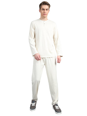 Men's rPET with Cotton Nature 2 Pcs Co-Ord Set ( T Shirt & Pant)