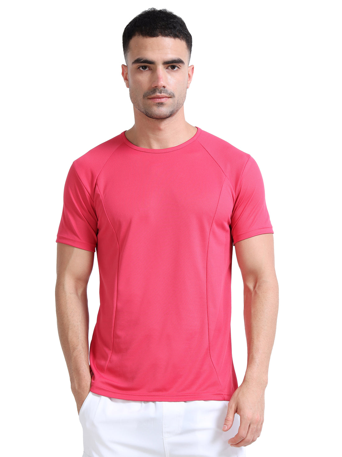 Mens Gym T-shirt - Magenta
