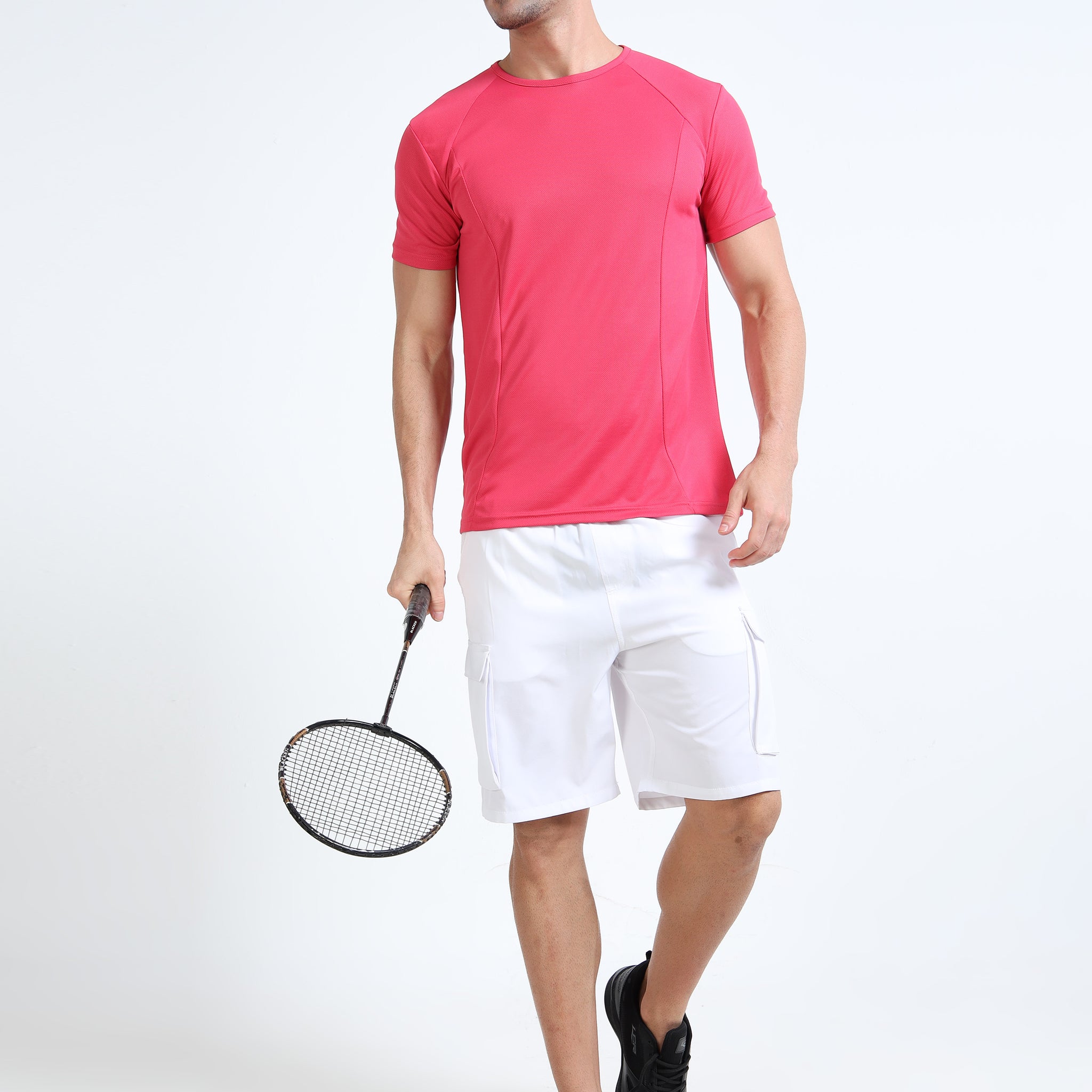 Mens Gym T-shirt - Magenta