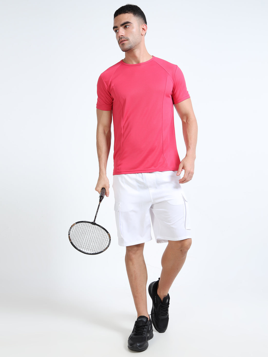 Mens Gym T-shirt - Magenta