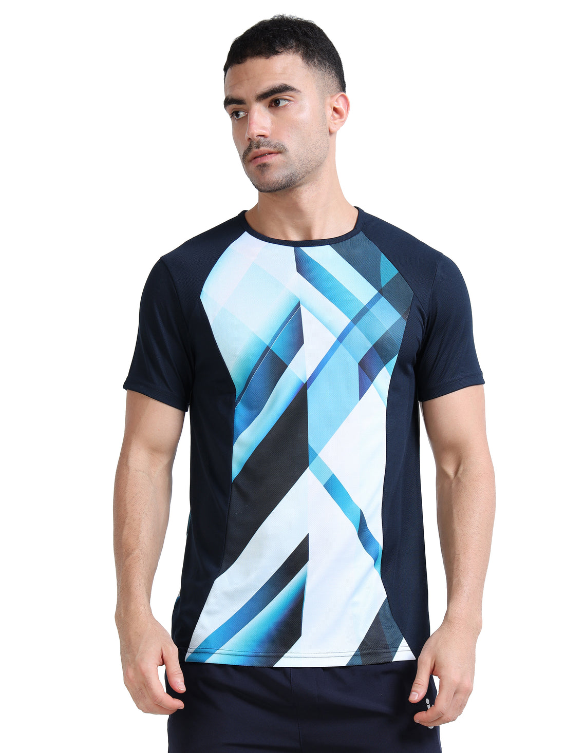Mens Active T-Shirt -  Navy