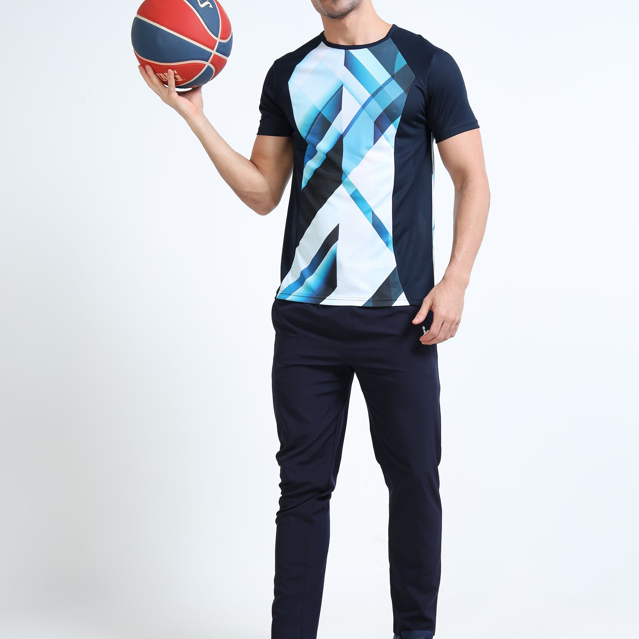 Mens Active T-Shirt -  Navy