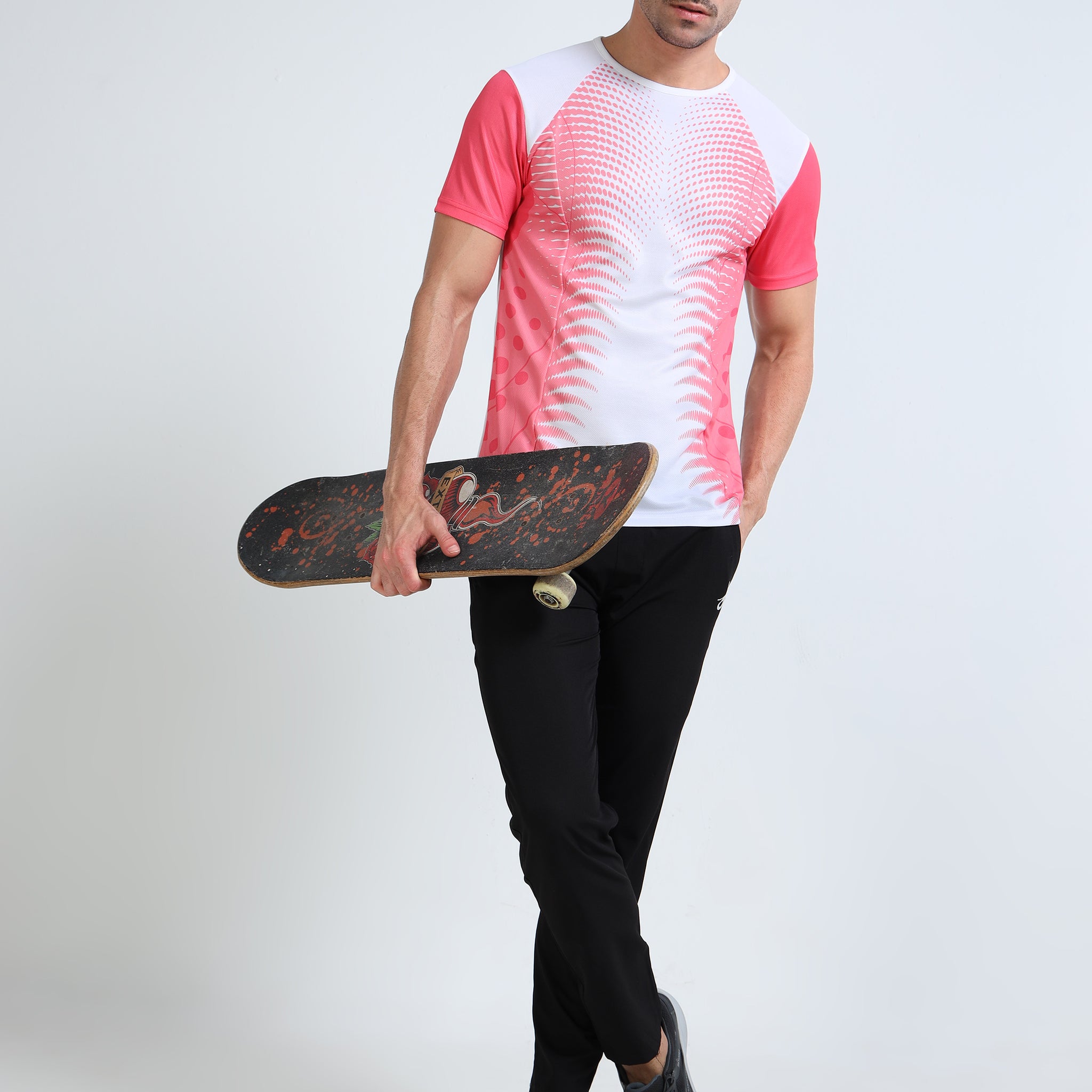 Mens Active T-shirt -  Pink