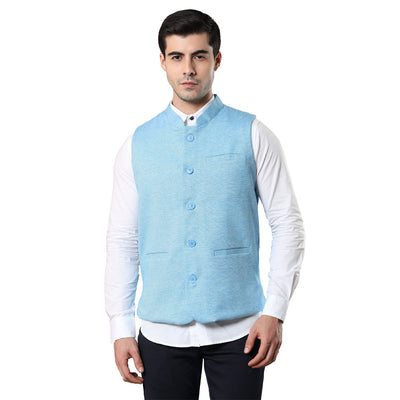 Buy BANDEYA Printed Velvet Slim Fit Men's Waist Coat | Shoppers Stop