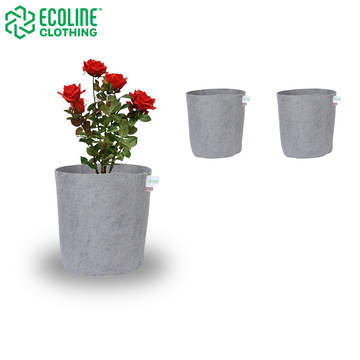 Sustainable Round Grow Bag – 15 x 12 inch