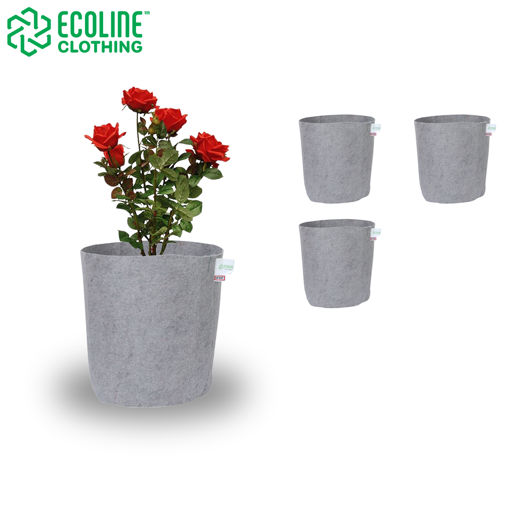 Sustainable Round Grow Bag – 15 x 12 inch