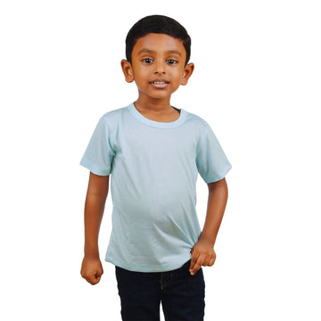 Kids rPET Round Neck T Shirt - Year 2 to 10 - Mint