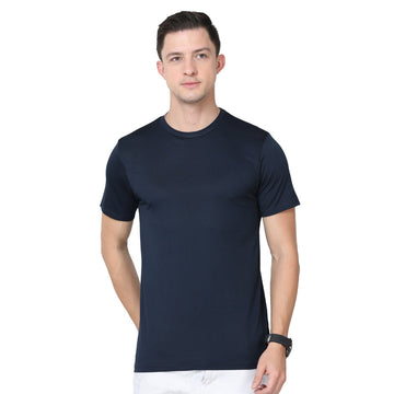 Men's rPET Round Neck TShirt - Navy