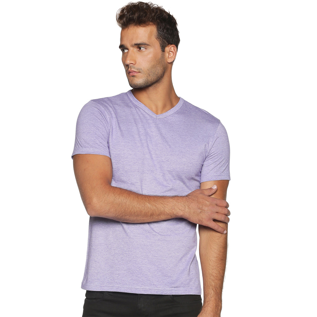 Men's rPET with Cotton V-Neck TShirt