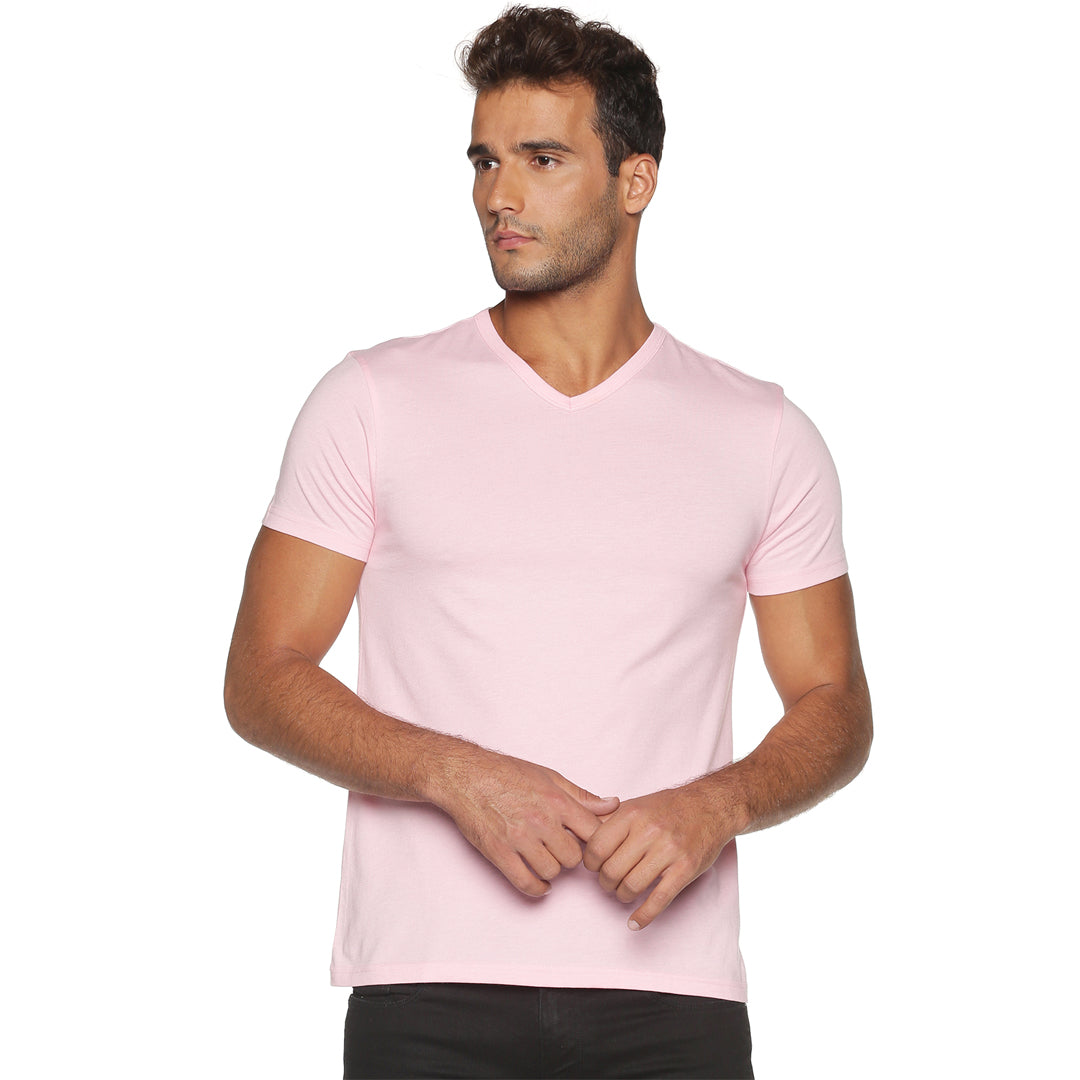 Candy Pink - Men's V-Neck TShirt