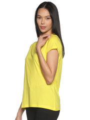 Women's Recycled Cotton Round Neck TShirt - Sphagetti Squash