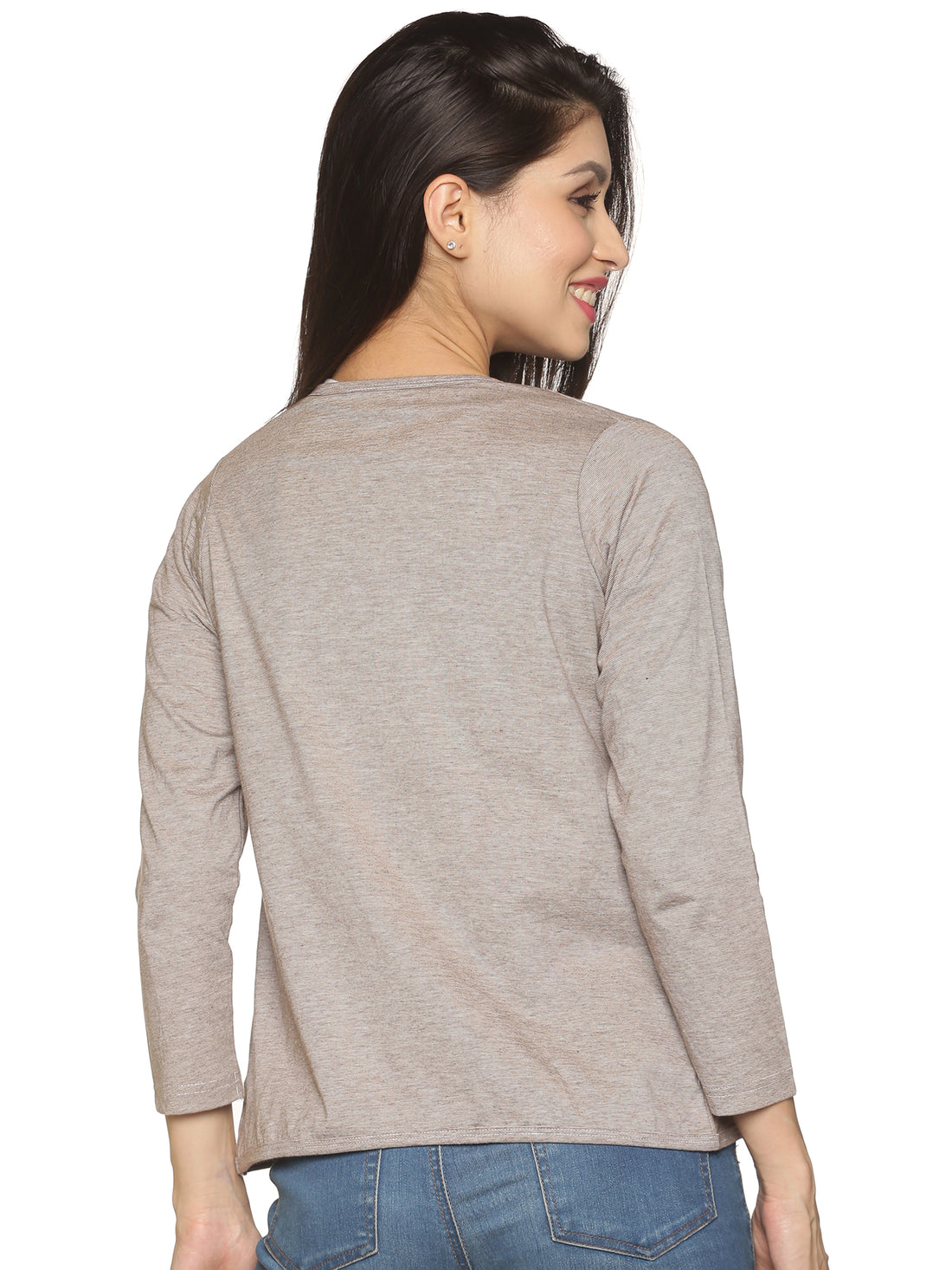 Women's rPET Shrug - Nutbrown