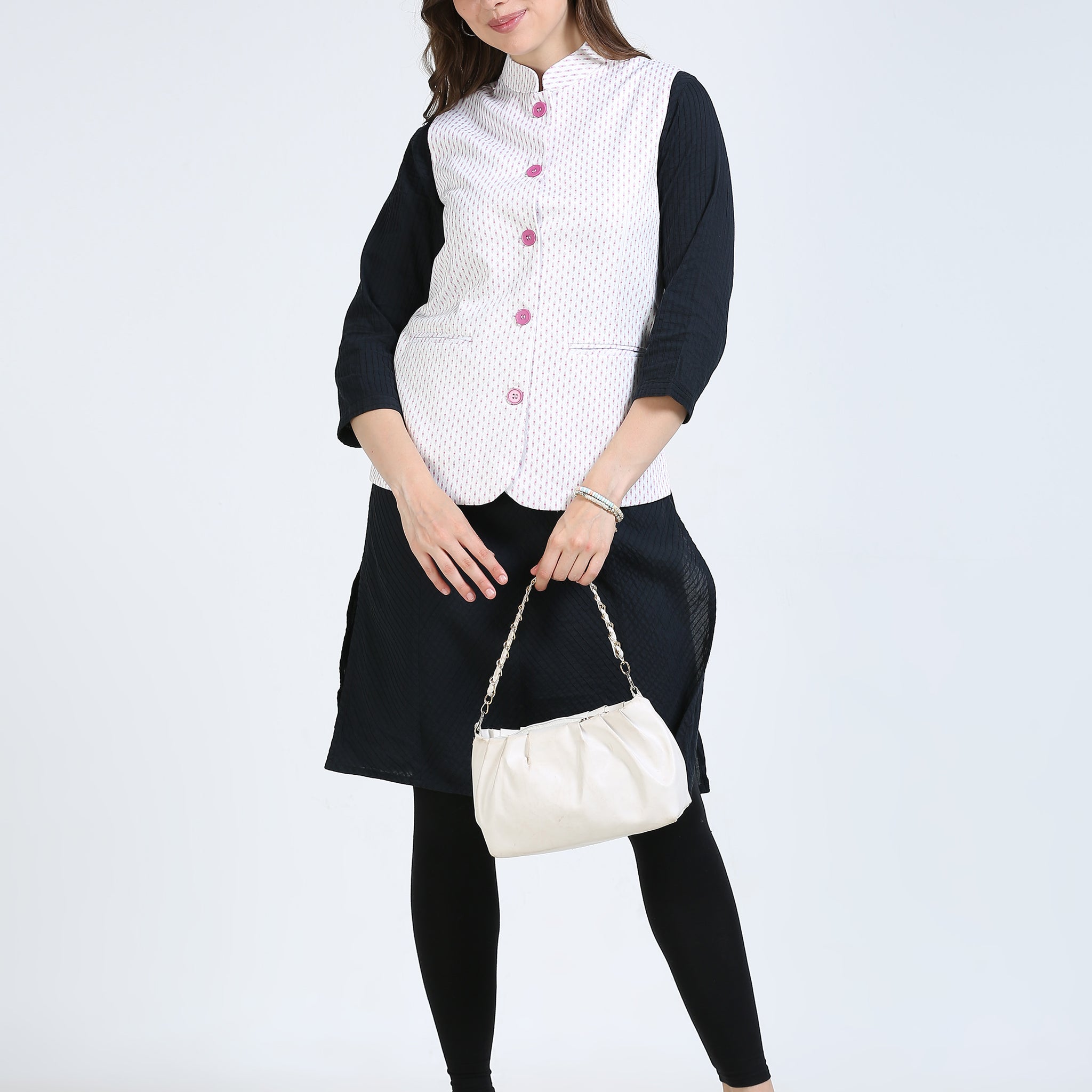 Womens rPET Printed Modi Jacket - Hexa Repeat