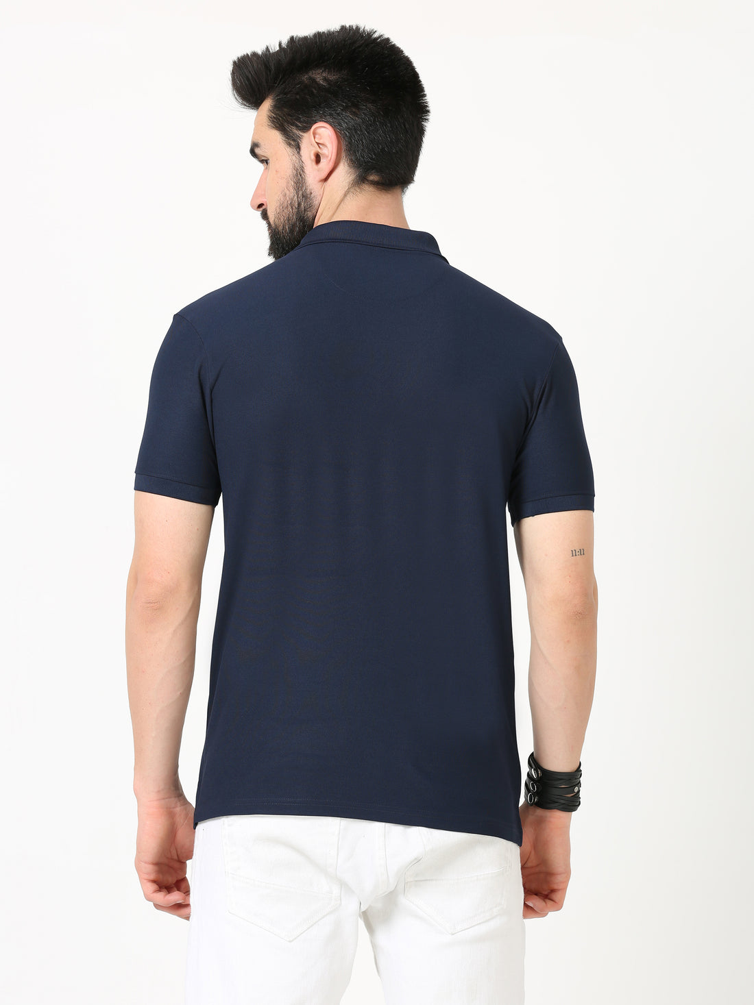 Plain Polo Tshirt for Men - Navy
