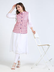 Womens rPET Printed Modi Jacket - Criss Weave