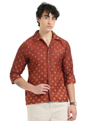 Men’s Indie Printed Woven Shirts With Pocket - Raising Sun