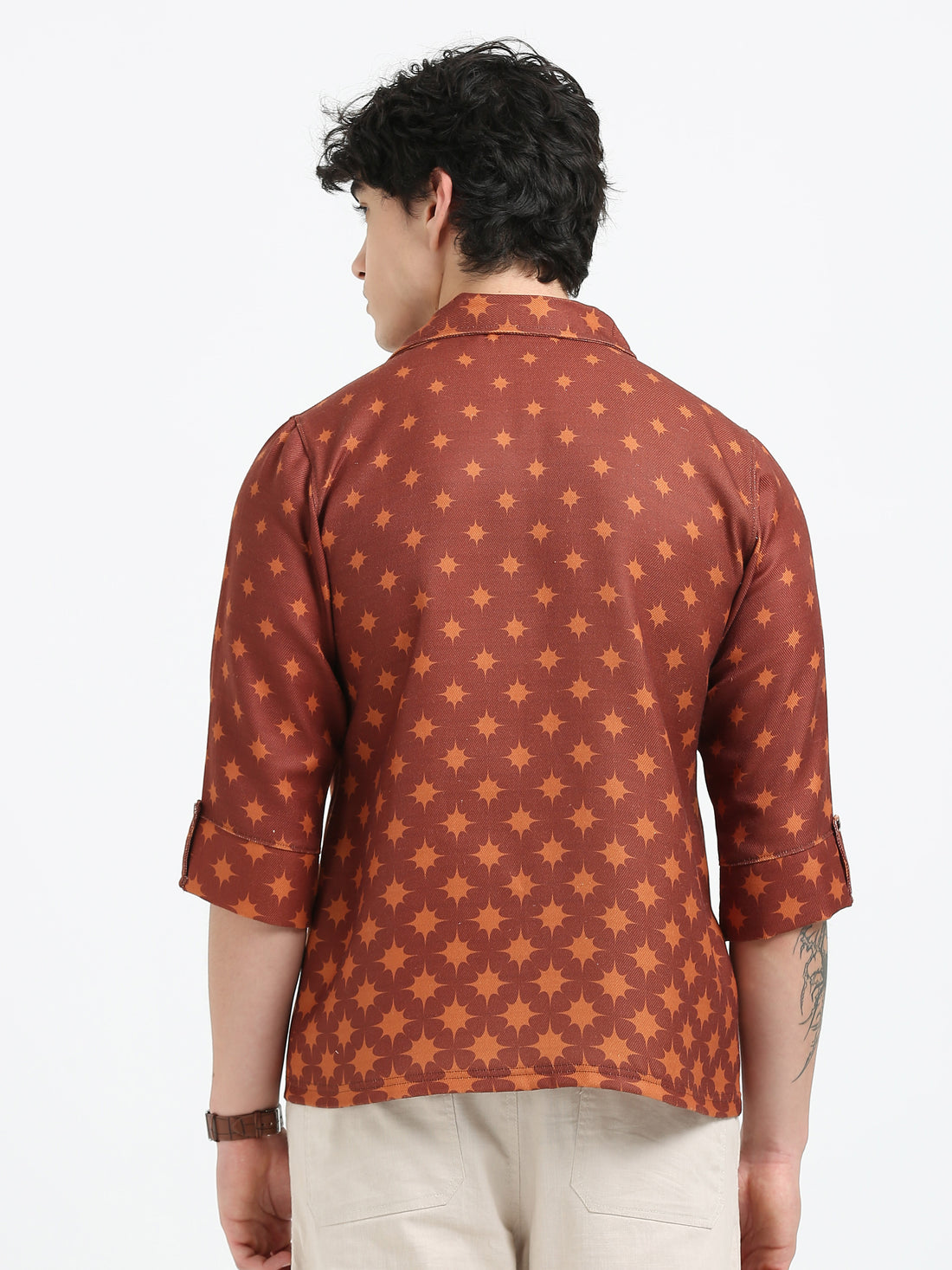 Men’s Indie Printed Woven Shirts With Pocket - Raising Sun