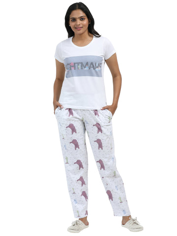 Eco Women's Nightmare Printed Pyjama Set