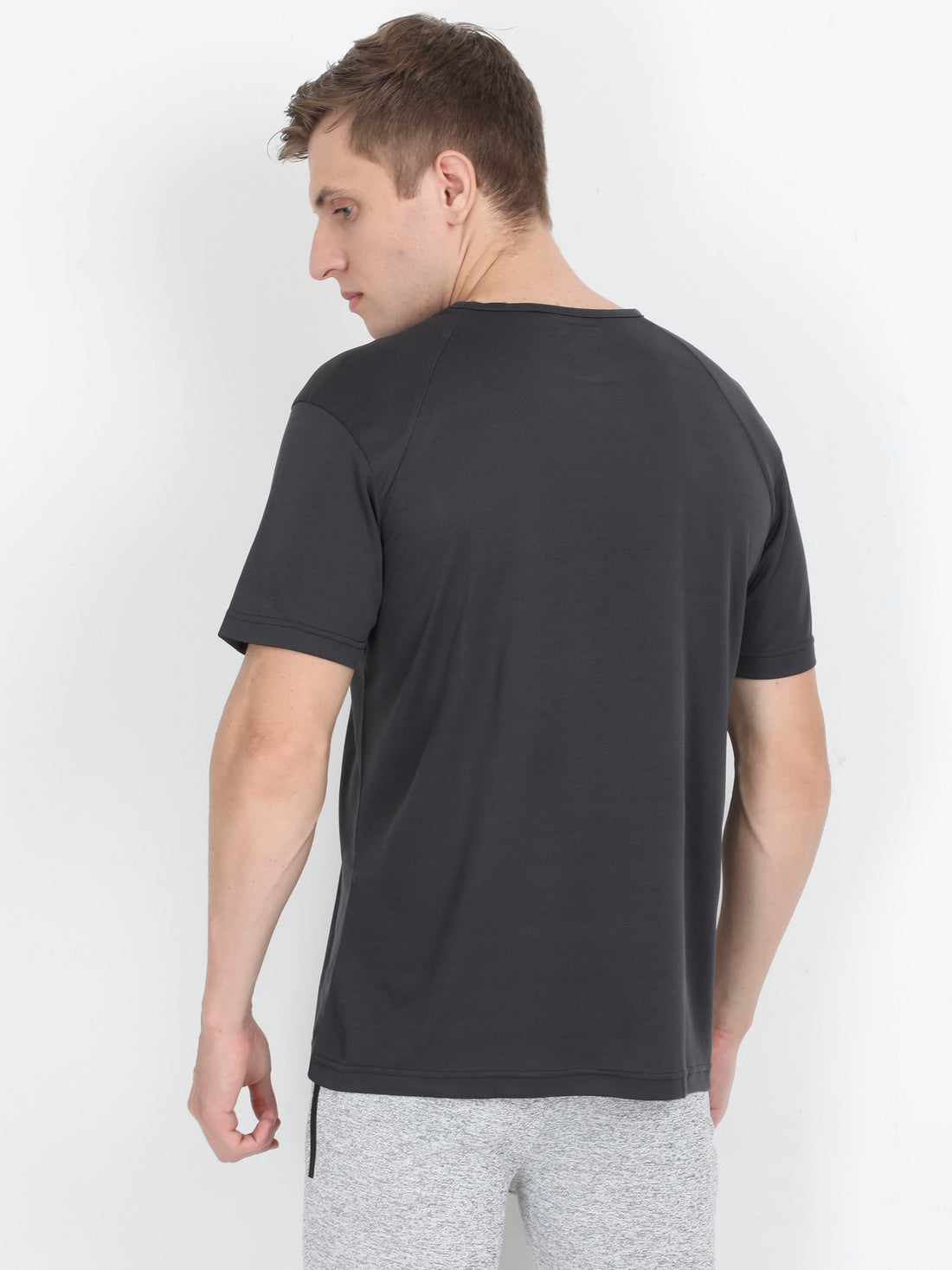 Men's rPET Stylish Gym TShirt - Black