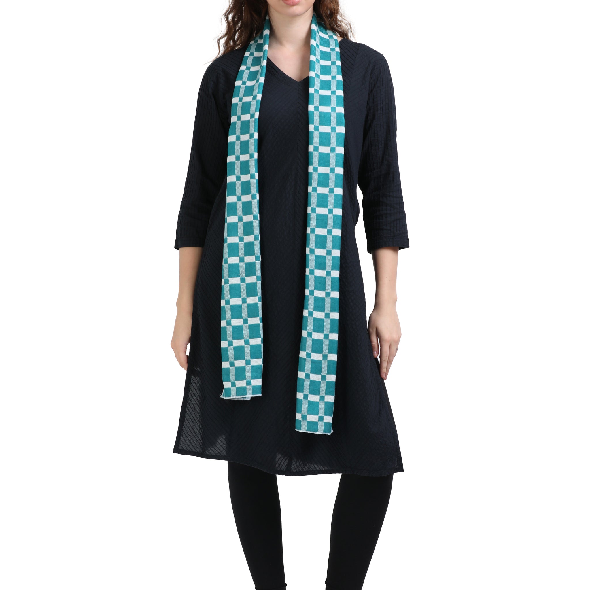 Luxurious Stole - Ramargreen With Semidull