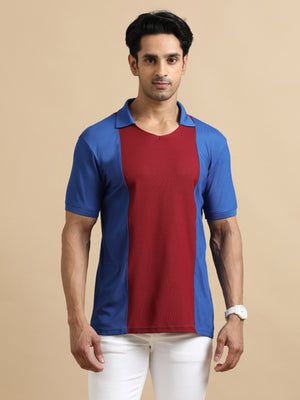 Men's rPET Duo-Colored Polo T-Shirt