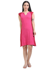 Women's Recycled Cotton Bodycon Double Coloured Dress