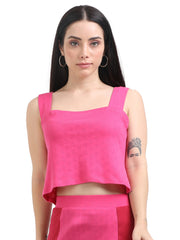 Women's Recycled Cotton Cropped Tank Top